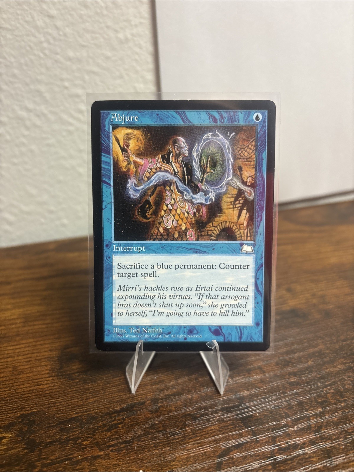 Abjure Weatherlight Vintage Magic the Gathering Card Single Lp