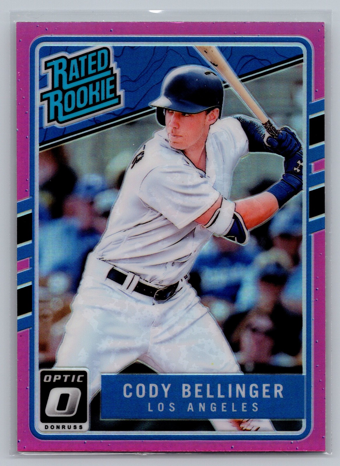 2017 Donruss Optic #65 Cody Bellinger Pink