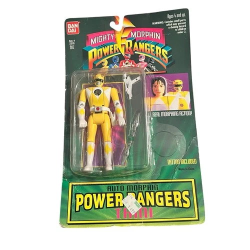 Mighty Morphin Vintage 90’s Power Rangers Figure Missing Tattoo