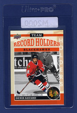2025-26 UD Blackhawks Centennial Denis Savard Team Record Holders SP /125 *M200