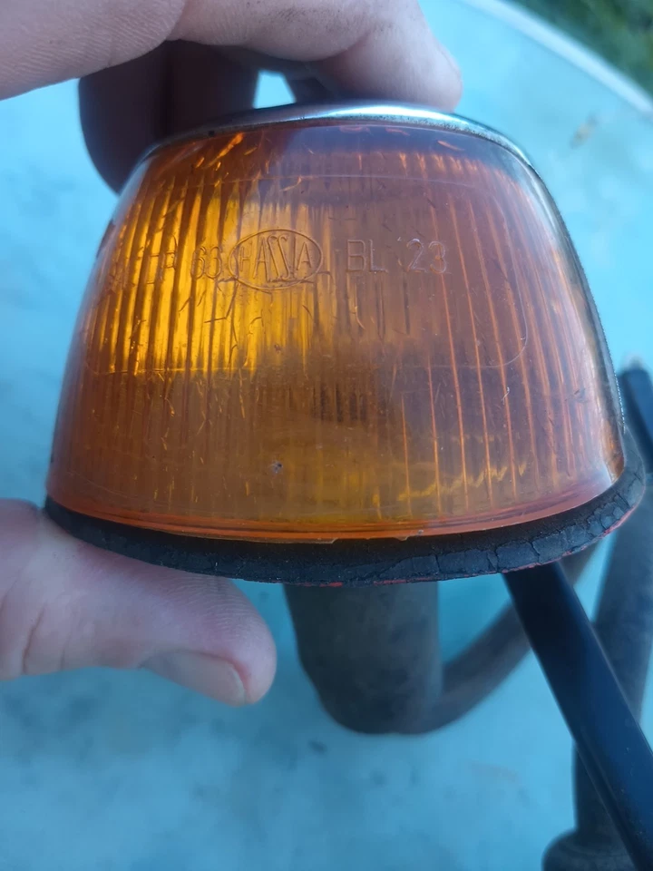 Volkswagen 1966 Beetle señales de giro completas Hella ámbar Sae Dp 66 BL23 OEM Foto 4 de 4