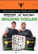Roman Atwood Smile More X  Beefcake Colab Holiday Box.