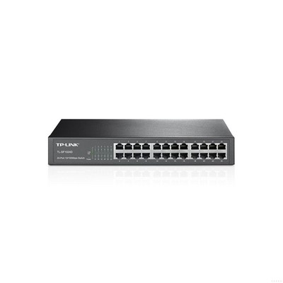 TP-Link TL-SF1024D 24 Port Desktop - Rackmount Netzwerk Switch