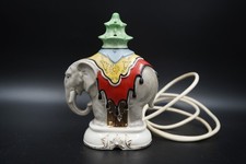 Porzellan Figur Rauchverzehrer Duftlampe Elefant selten Antik ca. 1930