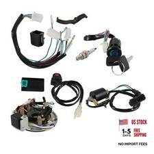 Wiring Harness CDI Magneto Stator Loom Ignition Coil Replacement for 50-140cc