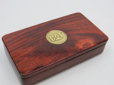 CAT Caterpillar Trinket Box Jewelry Rosewood Heavy Machinery BTS Norwood