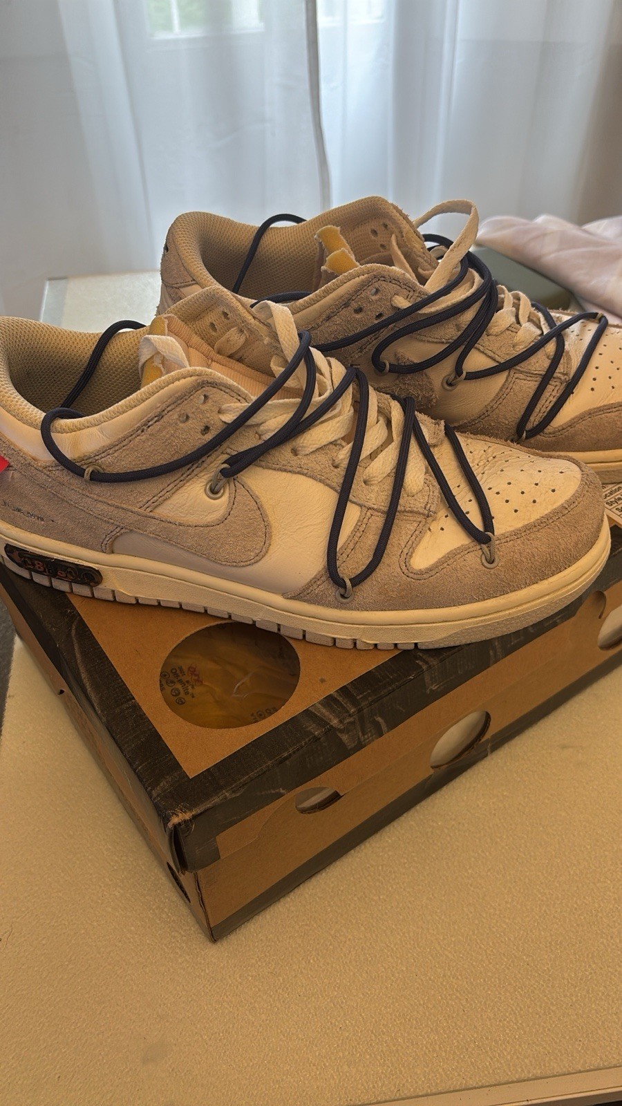 OFF WHITE X NIKE nike dunk low x off white