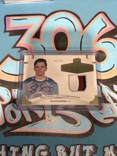 Shane Bowers 18/25 Rookie Class Patch Auto 2020-21 Upper Deck The Cup (JD1)