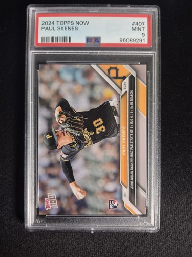 2024 Topps Now 407 Paul Skenes / Nolan Ryan