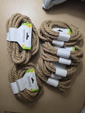 Lot Of 15 Jute Ropes 8 Ft