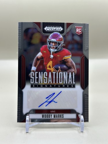 2025 Panini Prizm Draft Picks - Sensational Signatures Woody Marks #SS-WMS