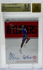 2018-19 Panini Encased - Rookie Signatures Shai Gilgeous-Alexander #174 Red /25