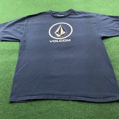 Vintage Volcom Shirt Mens XL Blue 90S Y2K Skate Skateboarding