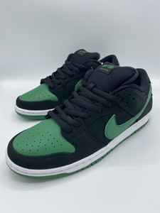 nike sb dunk low pro black pine green