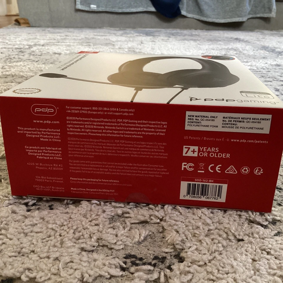 PDP LVL40 Wired Stereo Gaming Headset for Nintendo Switch - Black - Image 2 of 4