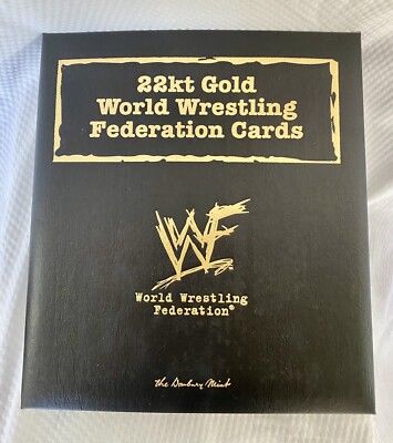WWF DANBURY MINT 22KT GOLD WRESTLING CARD #1-50