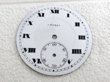 Doxa Original Antique 1900s Swiss Pocket Watch White Porcelain Dial Watch-Face