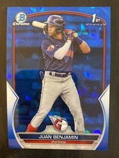 2023 1st Bowman Chrome Sapphire Juan Benjamin Cleveland Guardians Bcp-151 Rc