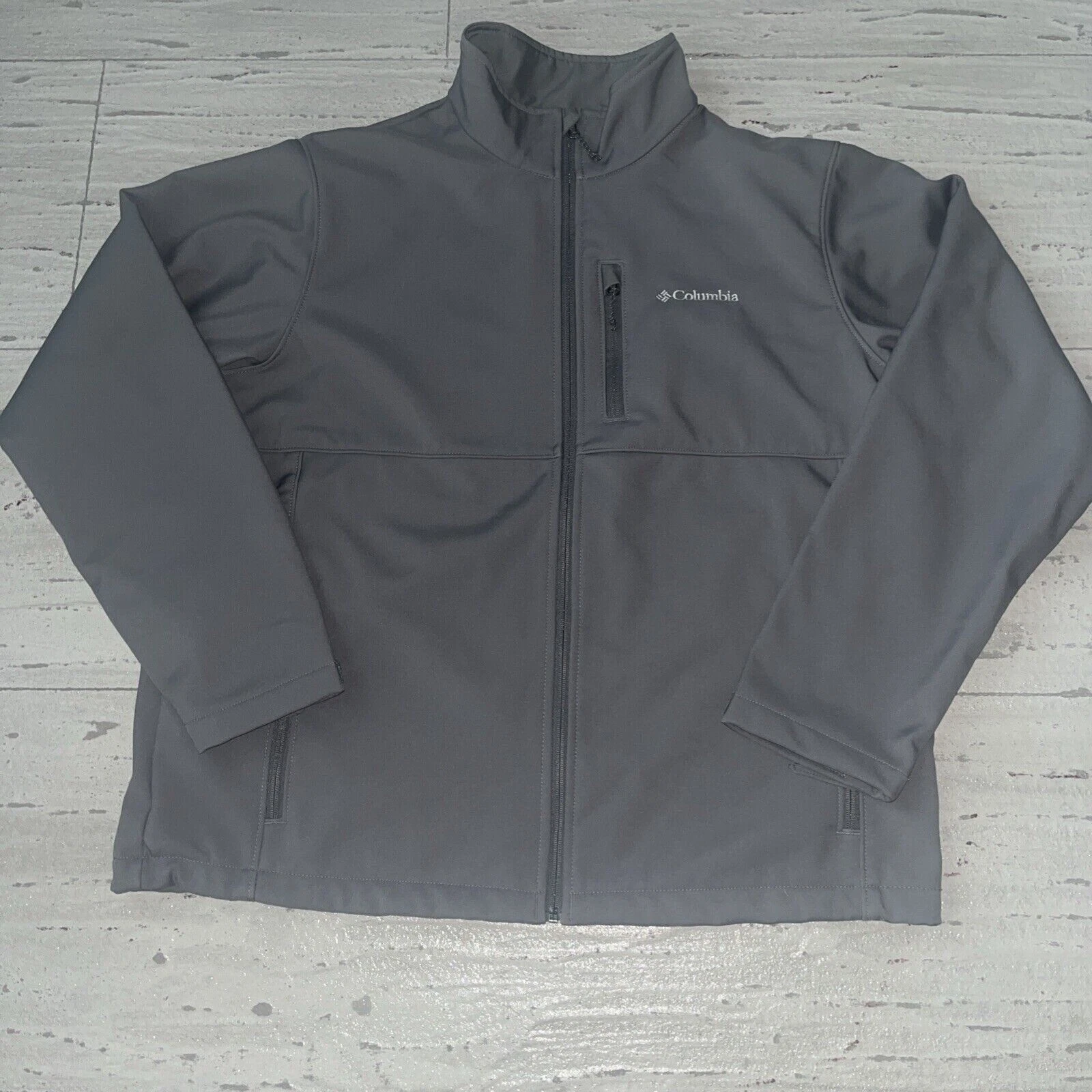 Columbia Men’s Ascender Softshell Jacket WM6044 Graphite (Gray) Size XXL 2XL