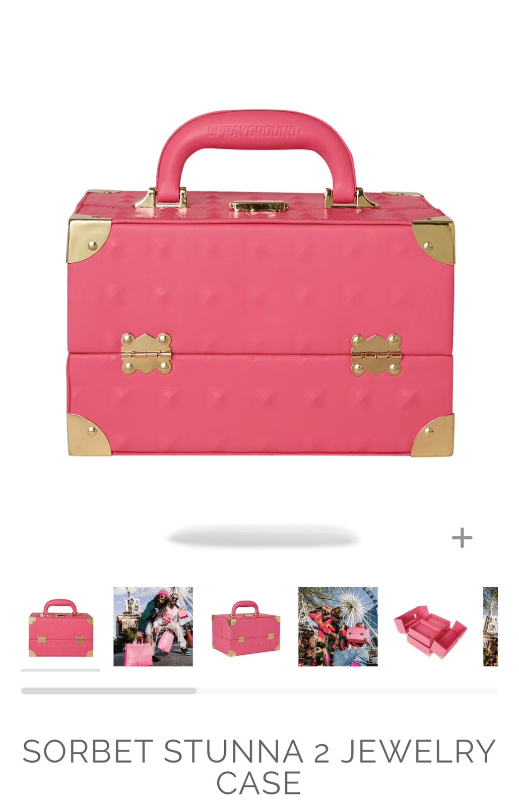 JOYERO SORBET STUNNA 2 Pink Sprayground