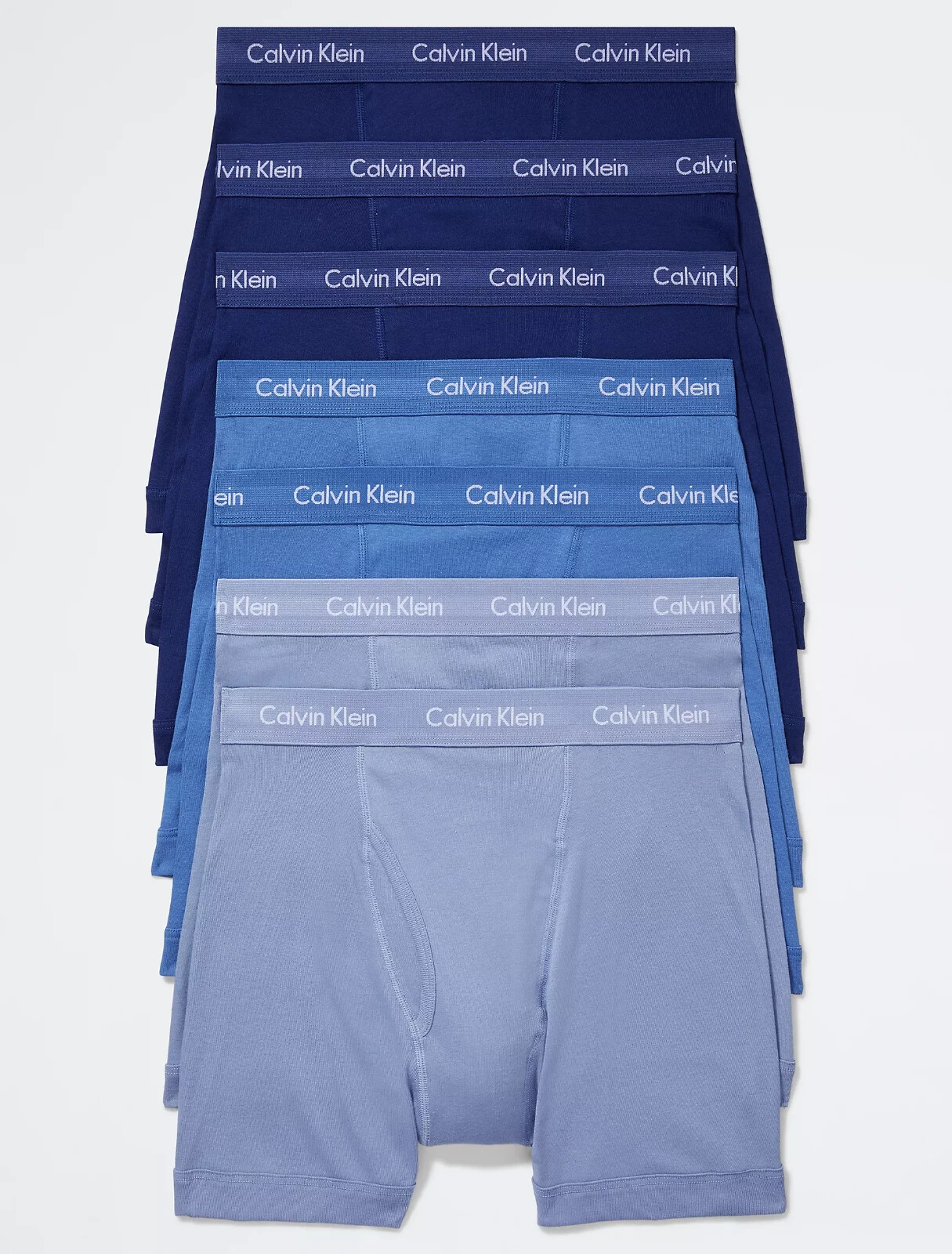 Calvin Klein Men's Cotton Classics 7-Pack Boxer Brief Large