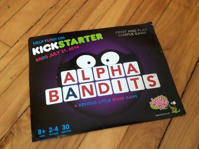 Alpha Bandits - A Devious Little Word Game - Print And Play Sample Game