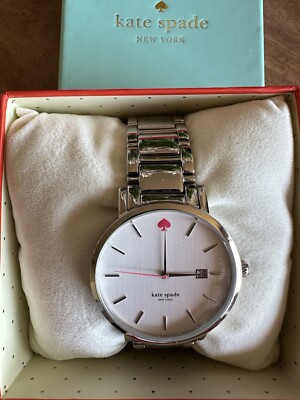 Kate Spade Women's New York 'Gramercy grand' Silver bracelet Watch