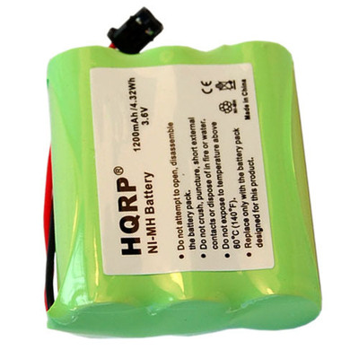 HQRP Cordless Phone Battery For Panasonic P-P510 - 3.6V 1200mAh Ni-MH Replacement