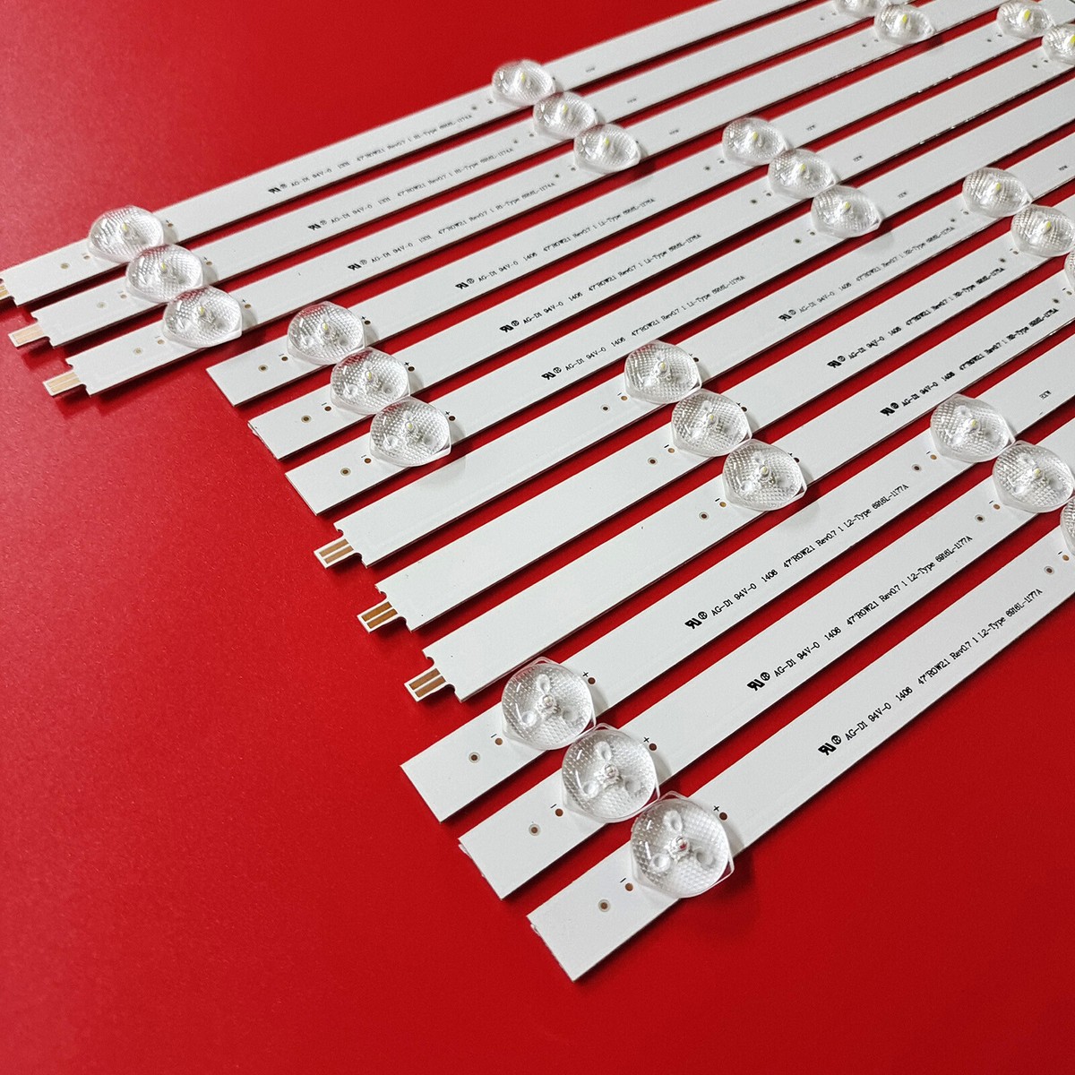 Kit 12 Bandes LED Pour Téléviseurs LG 47 Pouces (modèles Compatibles Listés)