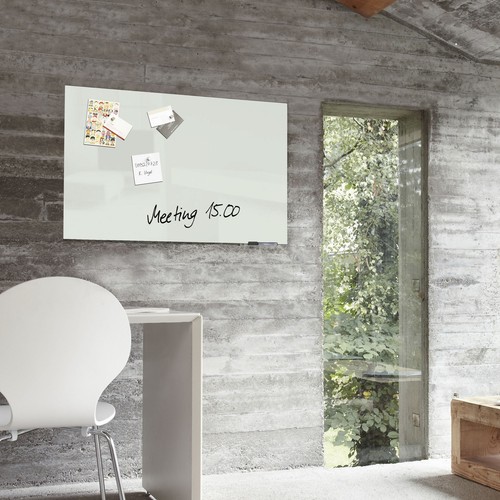 GL121 Premium Glas-Magnettafel 60 x 40 cm super-weiß hochglänzend TÜV geprüft... - Bild 6 von 6