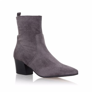 kurt geiger grey ankle boots