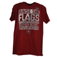 NFL Tampa Bay Buccaneers Super Bowl LV Champions Raise Adults Tshirt Tee