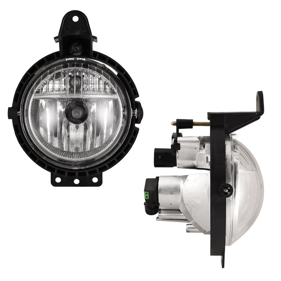 Pair Fog Lights For 2007-15 Mini Cooper R56-59 Halogen Front Clear Driving Lamps - Изображение 3 из 4