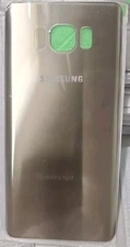 OEM Samsung Galaxy Note 5 Original Battery Door Glass Back Cover - Gold
