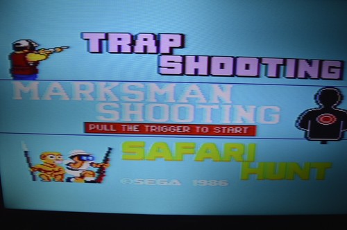 Trap shooting/ Marksman Shooting / Safari Hunt Master System Sega PAL original - Picture 5 of 5