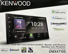 NEW Kenwood DMX4710S 6.8" Touchscreen Receiver, Android Auto & CarPlay Bluetooth