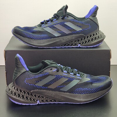 Adidas 4DFWD Pulse Shoes Men's Size 11 Black Blue Athletic Running Sneakers