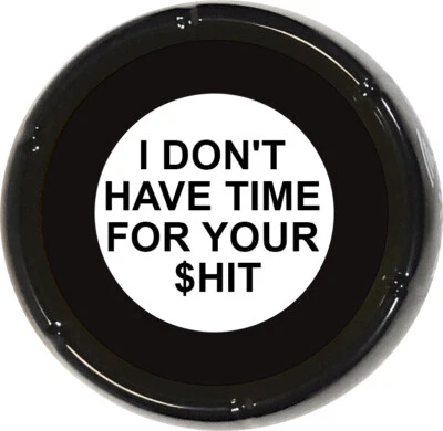 DAVOICE No Time for $hit Sound Button - Office Joke Gag Gift Funny Talking Prank Desk