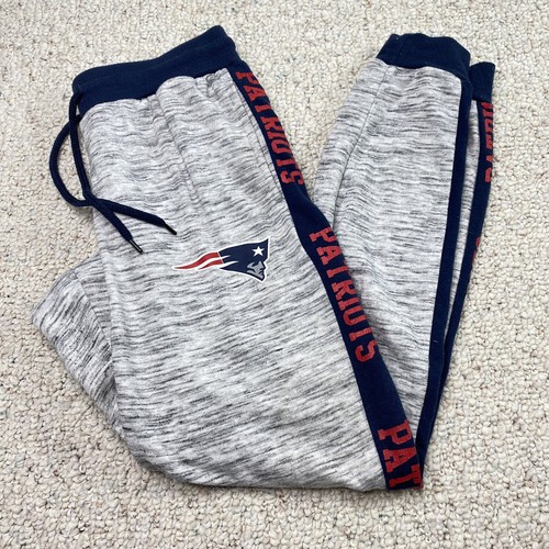 NFL Womens Sweatpants sz S Gray Navy 
