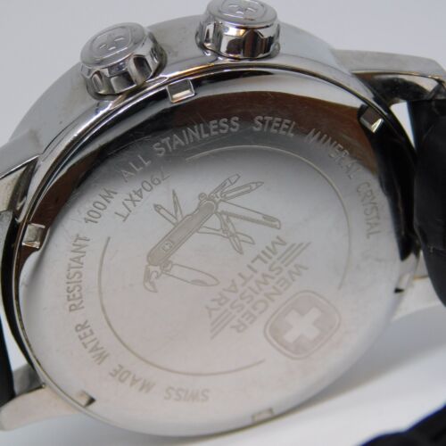 Wenger Swiss Military 7904X/T Swiss Made Quarz Analog Herrenuhr neue Batterie - Bild 6 von 10