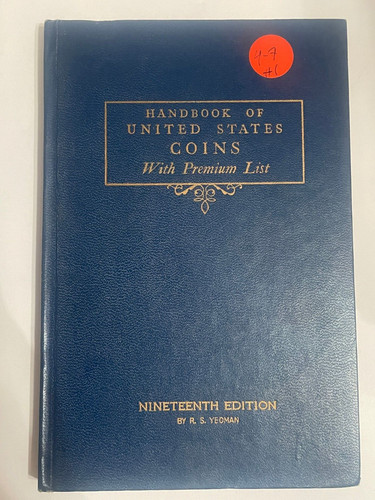 hand book of united states 1961 19th edtion blue book