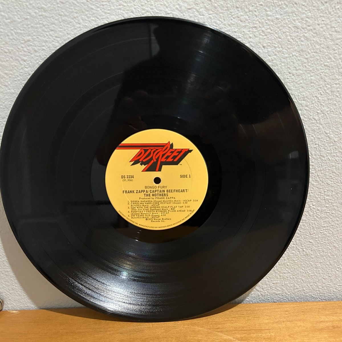 Zappa Beefheart Mothers Bongo Fury LP Album 1975 Discreet DS2234