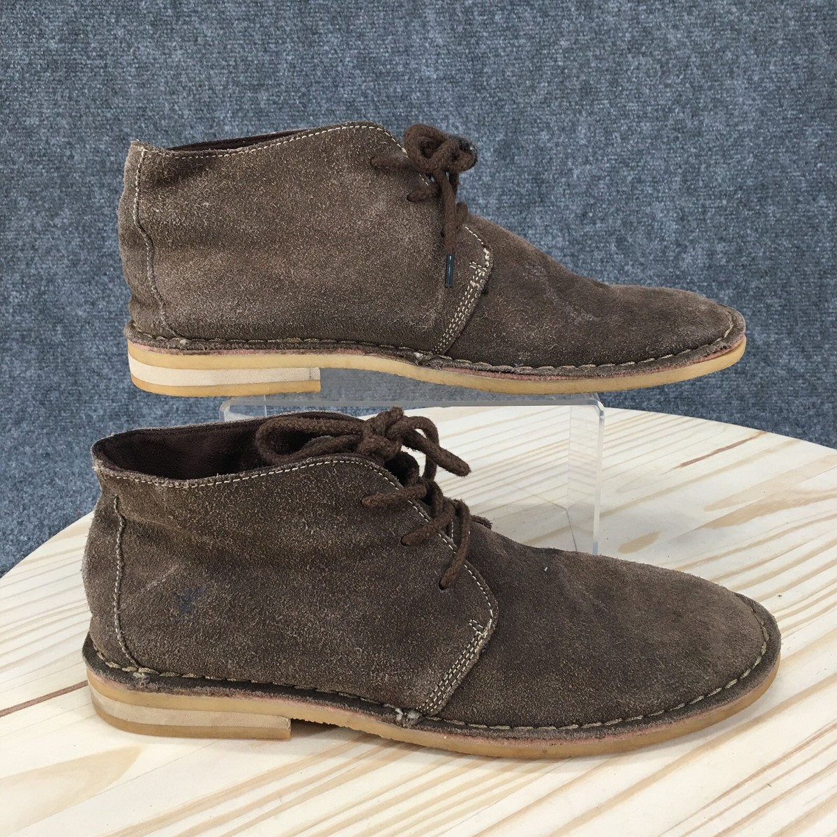 Stacy Adams Brown Suede Boots Stacy Adams Men Martfield Plain Toe Chukka Boots... | Depop main image 4