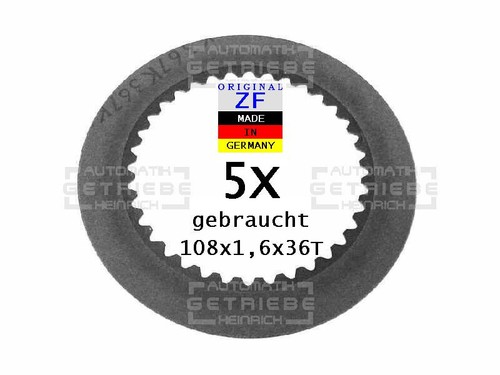 5x Belaglamelle; 1060271008 ;von(E) von Automatikgetriebe 5HP18 BMW A5S310Z