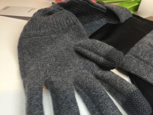Guanti Nordstrom Rack 100% CASHMERE colore NERO taglia unica nuovi regalo natale - Foto 8 di 23