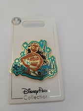 NEW DISNEY MOANA GLITTER CASTLE PIN