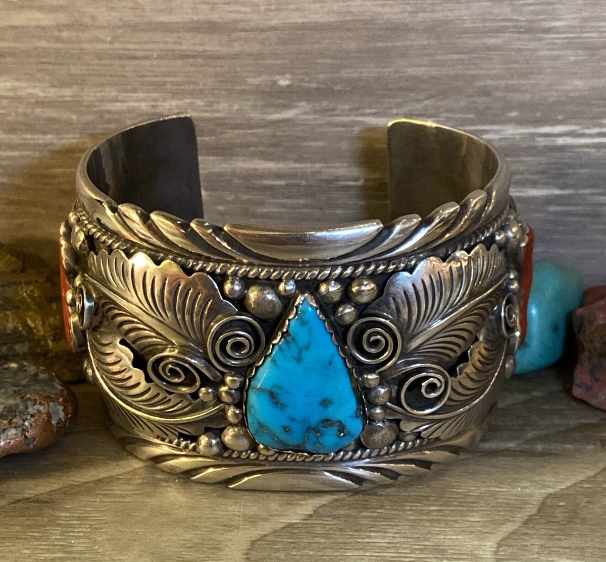 One Of A Kind Vintage Eagle Mountain Sterling Silver Bracelet One Of A Kind Vintage Eagle Mountain Sterling Silver Bracelet