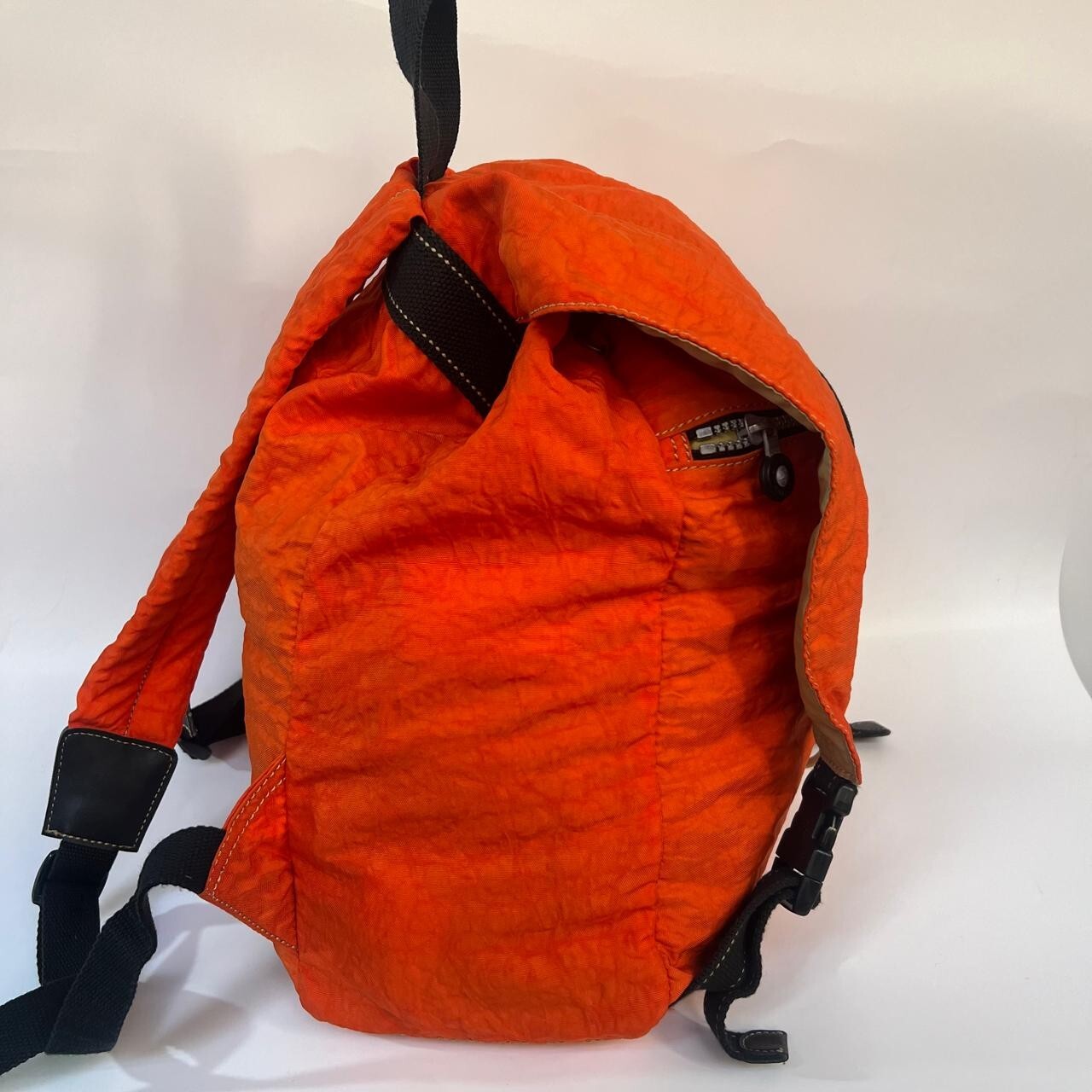 Vintage Kipling Large Backpack Drawstring Style B… - image 9