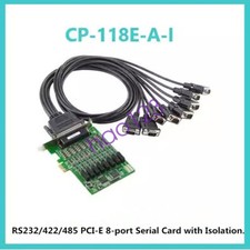 MOXA CP-118E-A-I RS232/422/485 PCI-E 8-port Serial Card with Isolation DHL/FedEx