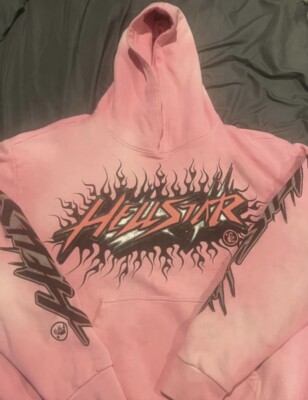 Hellstar Pink Brainwashed Without Brain Hoodie -Size M- -Same Day Shipping-